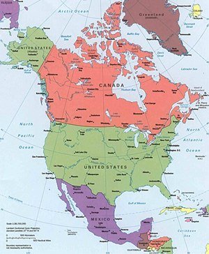 Країни північної Америки